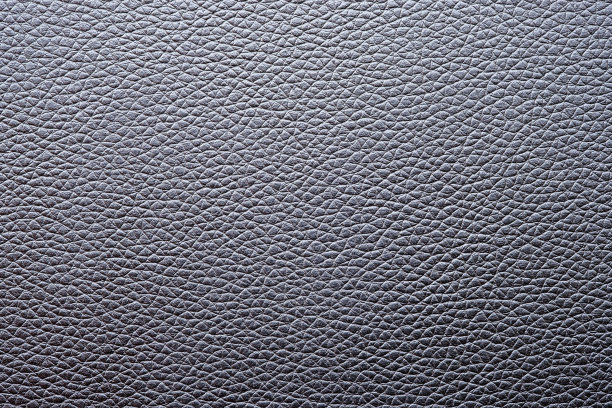 特写的黑色皮革纹理为背景。图片下载