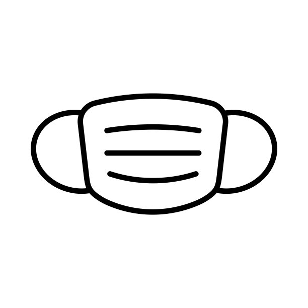 N95医用口罩图标图片下载