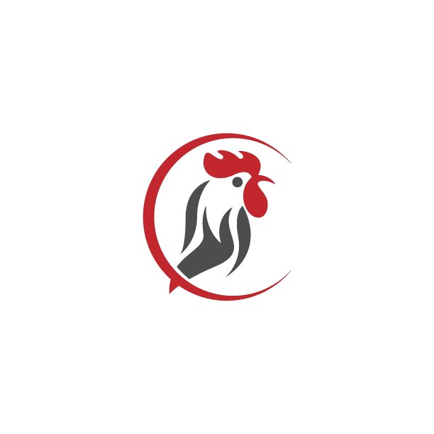 公鸡标志图标设计矢量模板图片下载