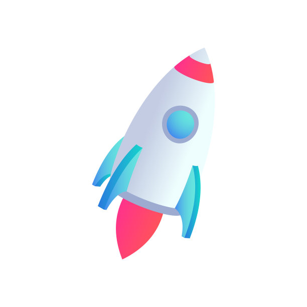 火箭icometric图标3d业务启动图片下载