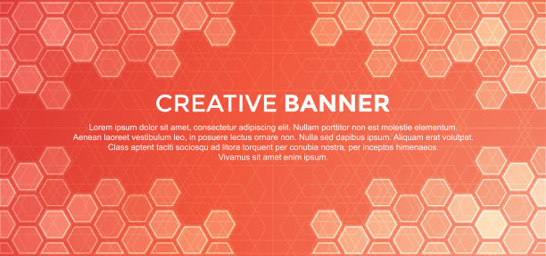 橙色抽象背景与技术主题图片下载