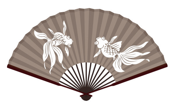 中国古代金鱼扇图片下载