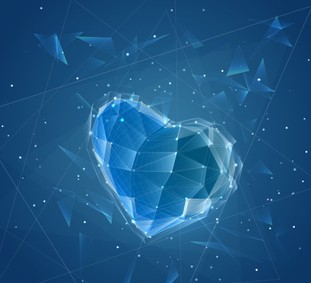 矢量散装心脏用于医药和度假图片下载