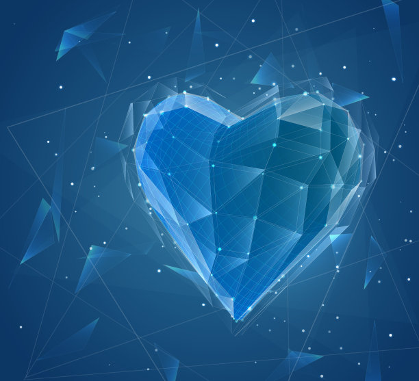 矢量散装心脏用于医药和度假图片下载