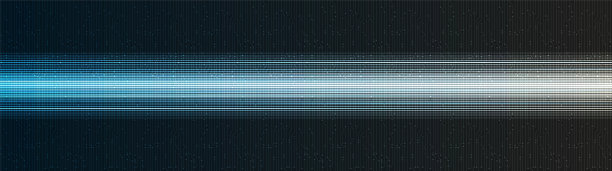 全景蓝色迷你速度光技术背景，高科技数字和声波概念设计，自由空间的文字放置，矢量插图。图片下载