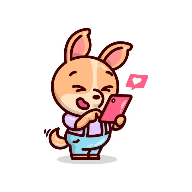 可爱的公狗感觉很开心，同时与之聊天图片下载