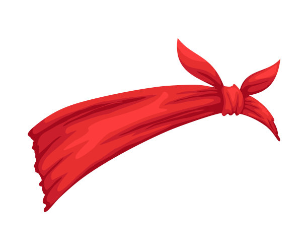 复古头巾为女性红色头巾为图片下载