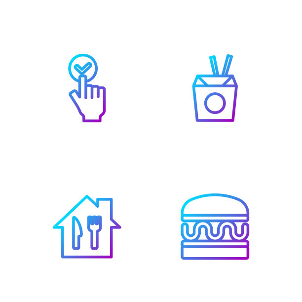 设置线上汉堡在线订购和送货图片下载