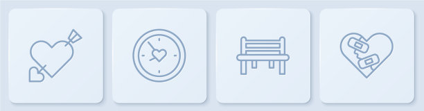 用心和箭定线恋爱浪漫图片下载