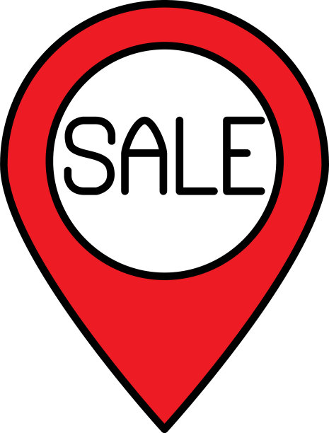 定位销具有销售设计线和填充风格图片下载