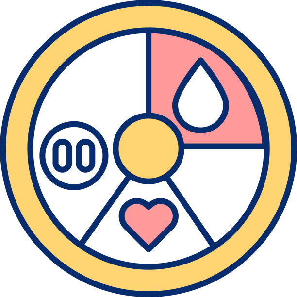 月经周期RGB颜色图标图片下载