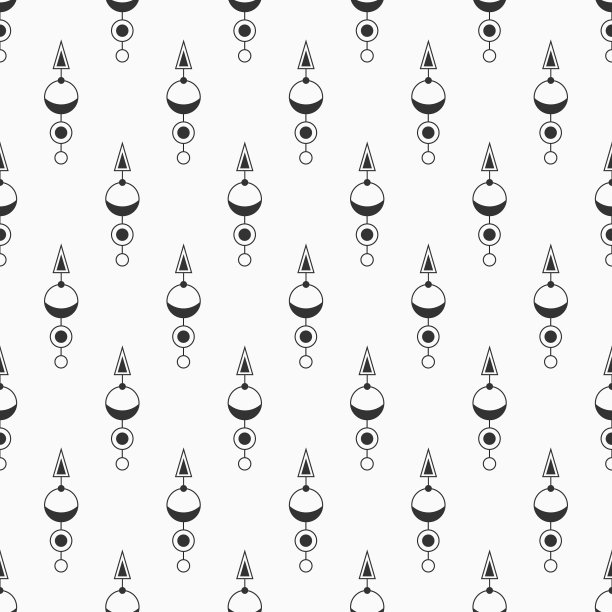 抽象无缝神圣几何符号图案图片下载