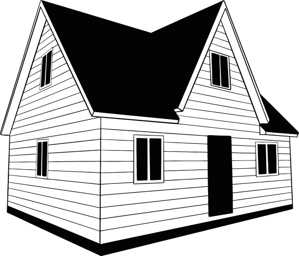 详细的房子隔离在图片下载