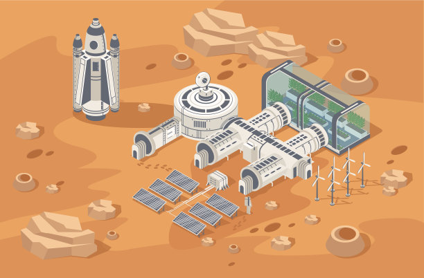 火星殖民概念图片下载