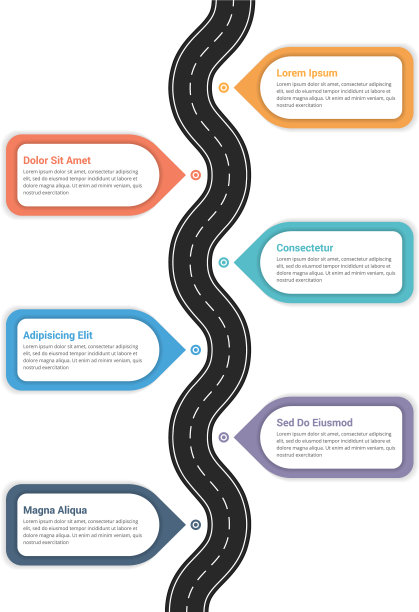 道路信息图图片下载