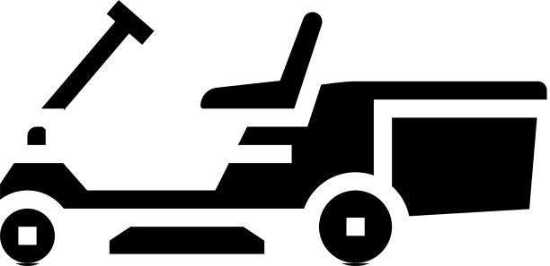 割草机字形图标图片下载