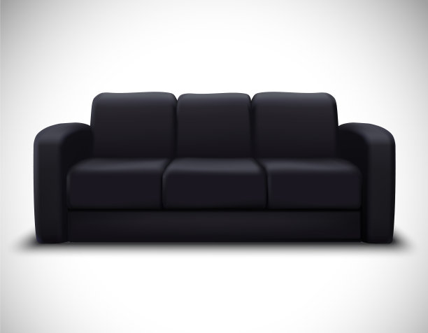 室内模拟现实元素沙发海报图片下载