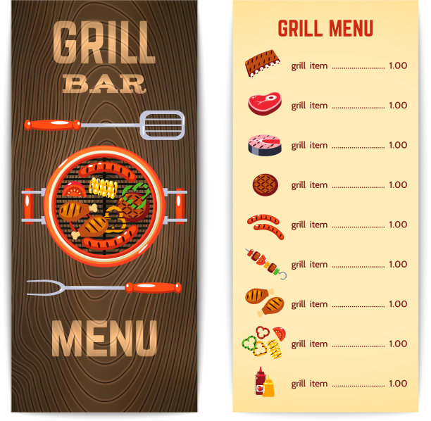 烧烤菜单图片下载