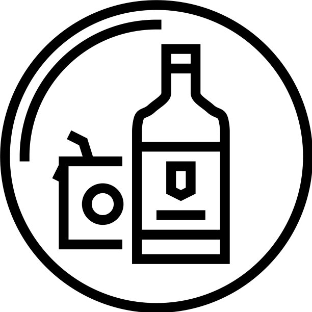 饮料百货公司的产品线图标图片下载