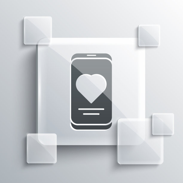 带有心率监测功能的灰色智能手机图片下载