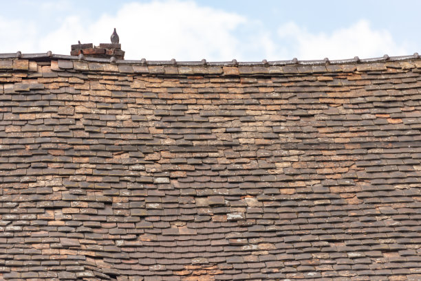 屋顶是用粘土瓦做的图片下载