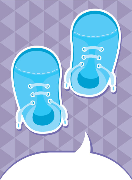 蓝色的弹簧鞋五颜六色的设计图片下载