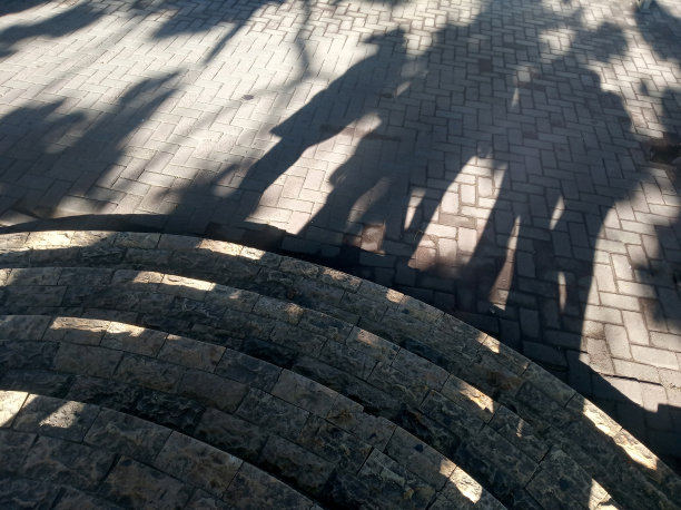 人的影子。图片下载