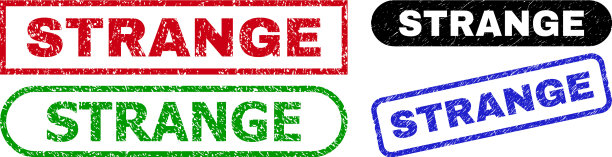 奇怪的矩形印章与苦恼图片下载