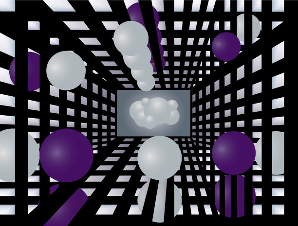 带渐变的抽象背景颜色球体图片下载