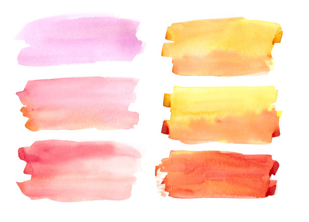 一套水彩节日抽象的春天背景图片下载