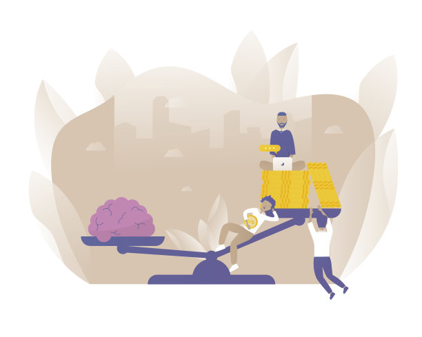 比喻画面大脑比金钱更重要图片下载