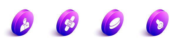 设置等距曲棍球教练交叉绷带图片下载