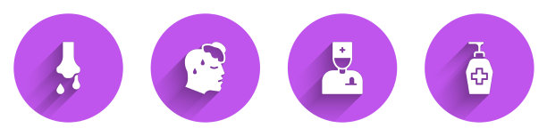 男性设流鼻水体温高图片下载