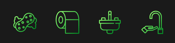 设置线面盆与水龙头海绵马桶图片下载