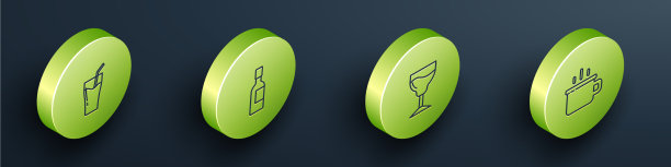 设定等距线玻璃汁香槟图片下载