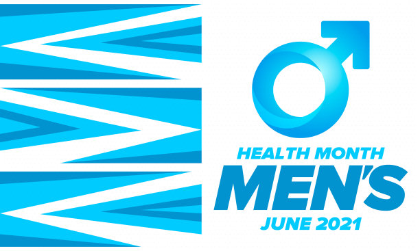 六月全国男性健康月健康教育计划。每年在美国庆祝。医学概念。护理和健康。海报、卡片、横幅和背景。矢量图图片下载