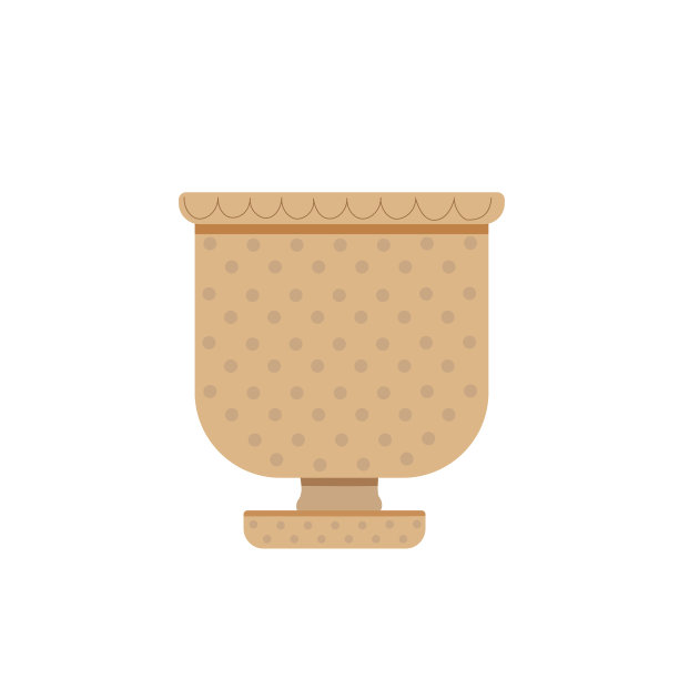 大陶瓷园林花盆装饰陶土花瓶图片下载