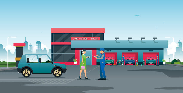 汽车维修服务中心图片下载