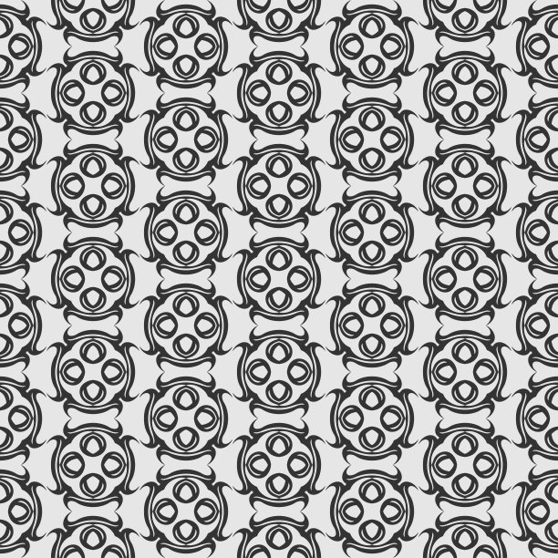 抽象的背景图案与几何元素上的白色背景，壁纸。无缝模式,纹理。矢量艺术图片下载