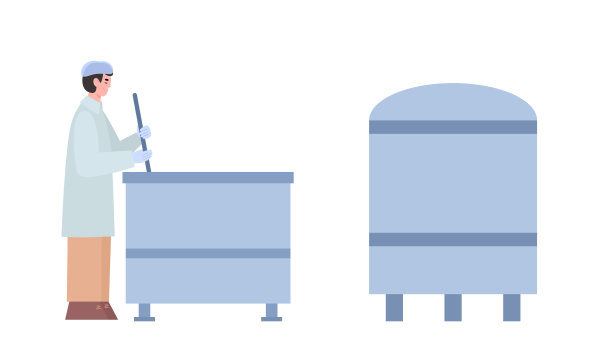 乳品厂从牛奶中提取奶酪的工艺过程图片下载