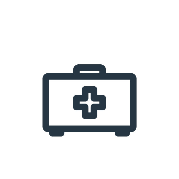 医疗盒图标矢量假日概念。细线插图的医药盒可编辑的笔触。医疗盒线性标志，用于web和移动应用程序，标志，印刷媒体。图片下载