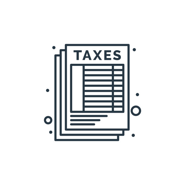 表图标矢量从税收的概念。单张可编辑描边的细线插图。表格线性标志使用在web和移动应用程序，标志，印刷媒体。图片下载