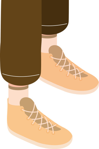 男士时尚黄色鞋设计图片下载