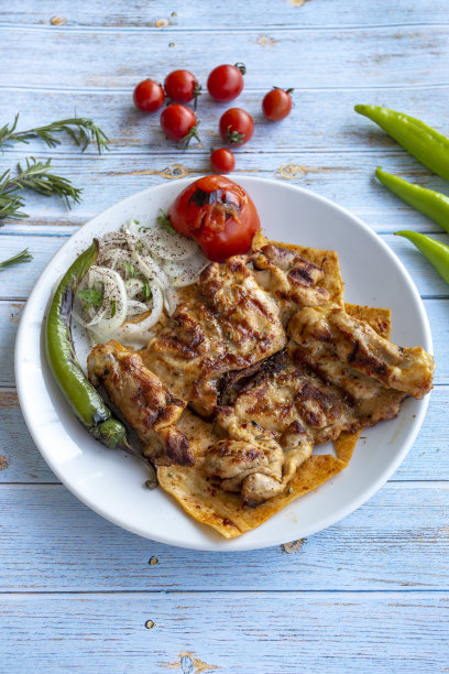 鸡烤肉串图片下载