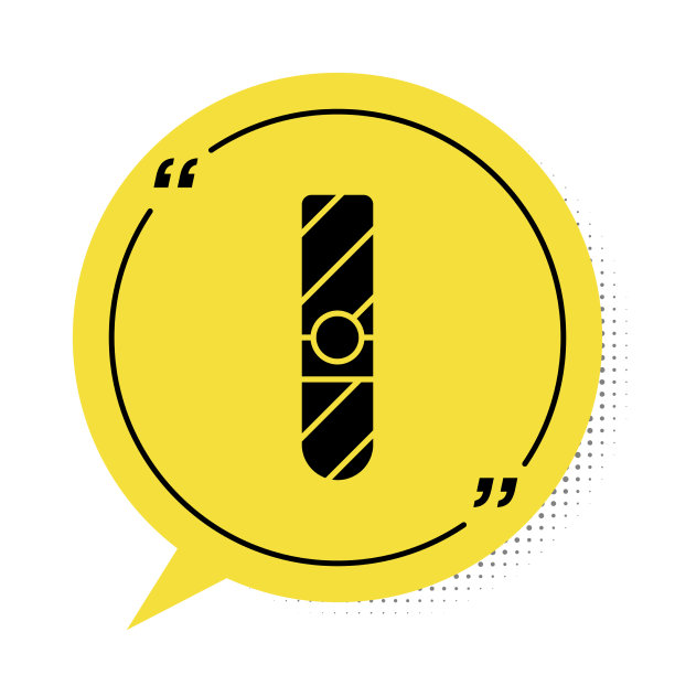 黑色雪茄图标孤立在白色背景图片下载