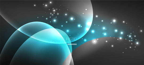 霓虹椭圆抽象背景闪亮明亮图片下载