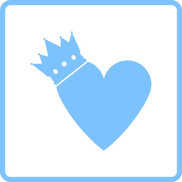 情人节心形皇冠图标图片下载