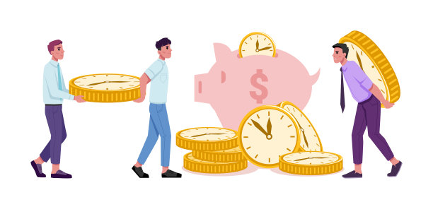 人们节省金钱和时间经济收入图片下载