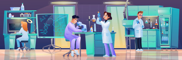 科学医学研究实验室技术员图片下载