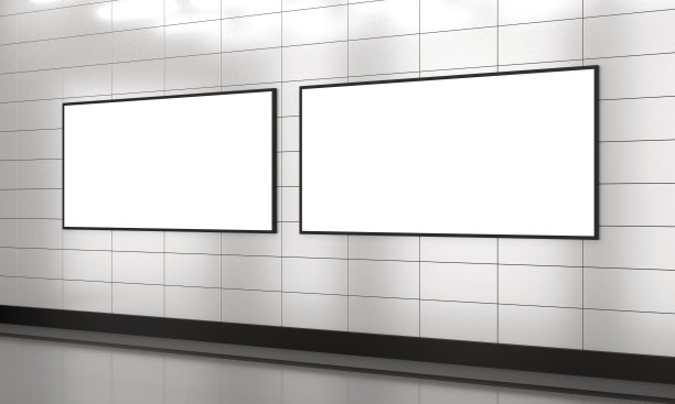 白空的广告牌图片下载